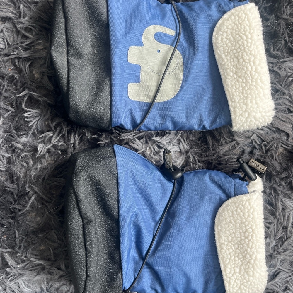 Stonz Blue and Black Kids Boots